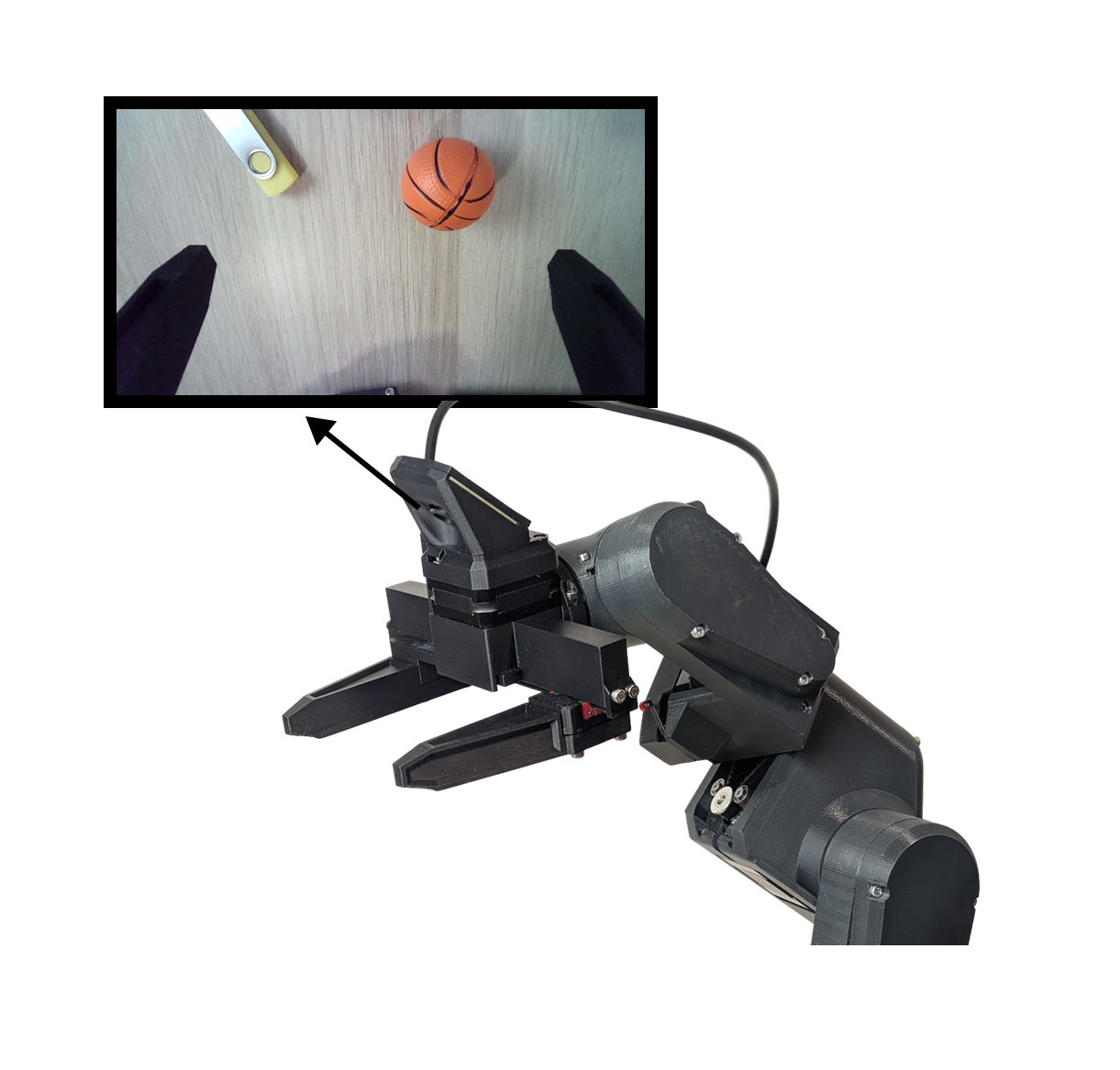 MSG gripper with a camera setup