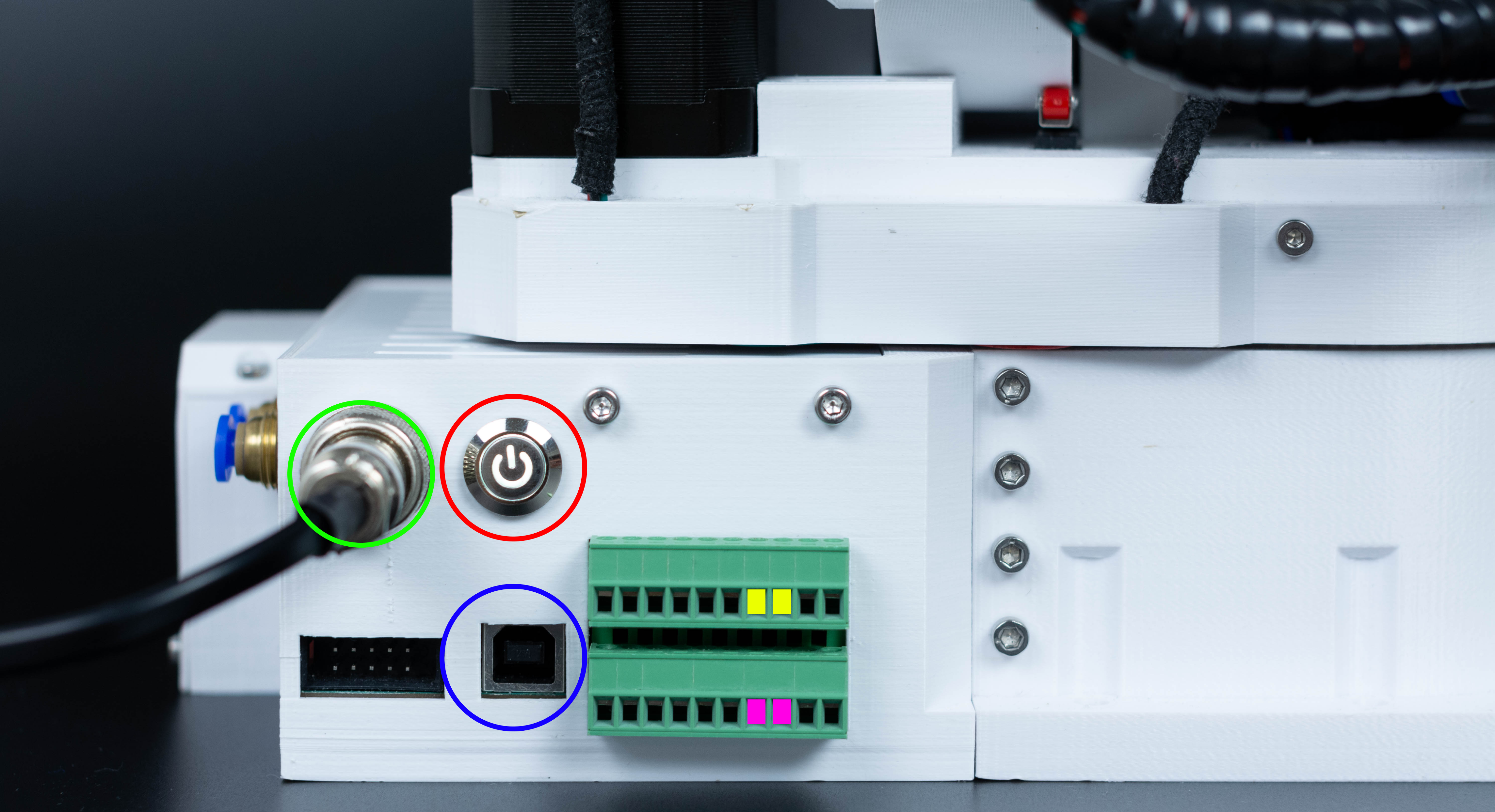 PAROL6 connector locations diagram